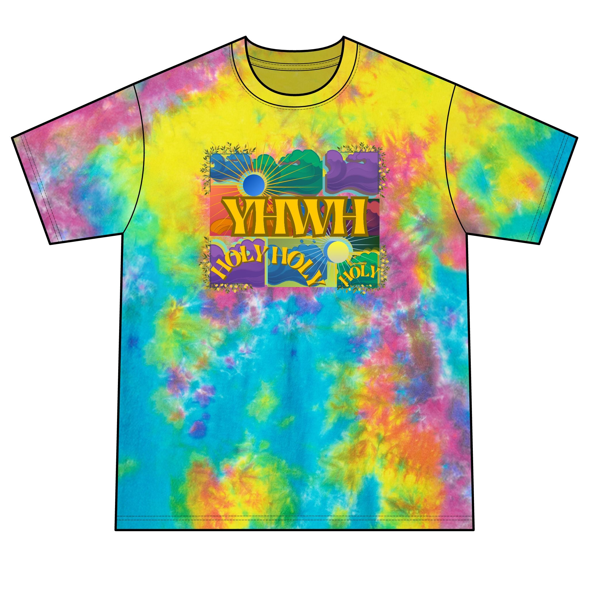 Unisex Crystal Tie-Dye Tee