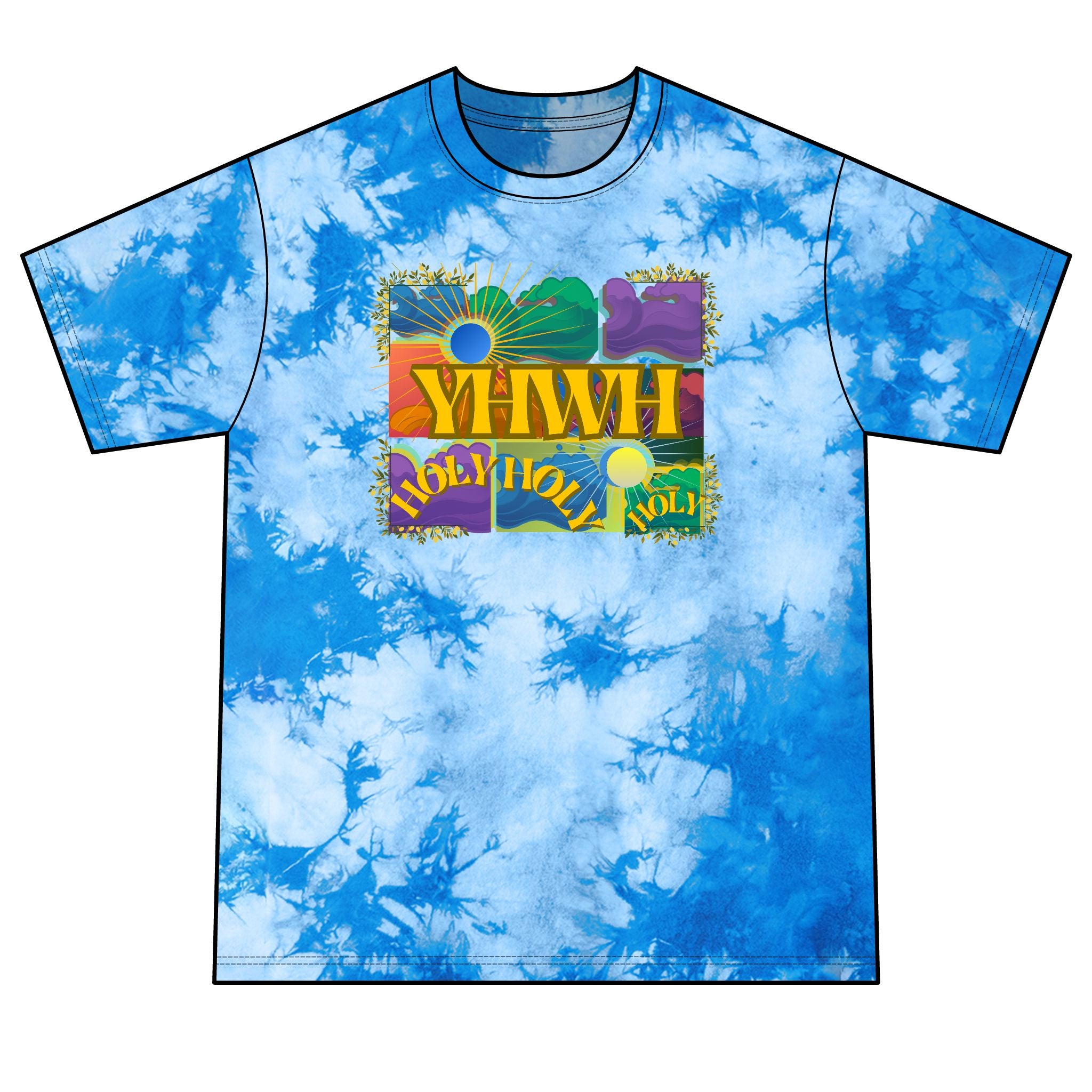 Unisex Crystal Tie-Dye Tee