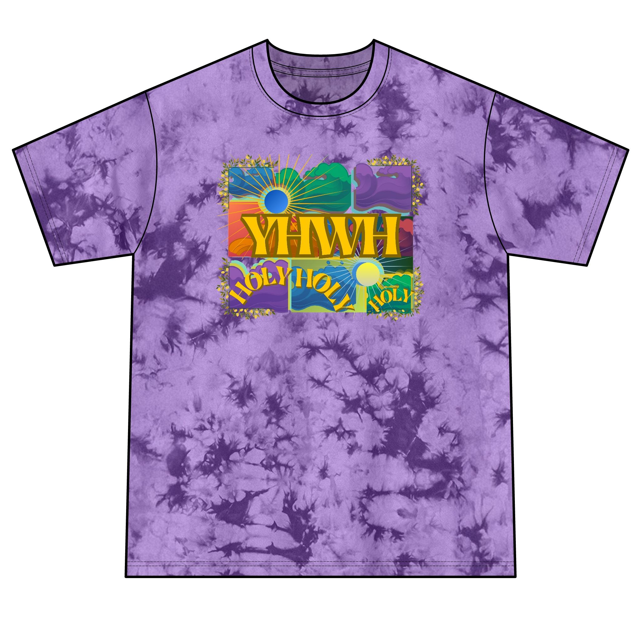 Unisex Crystal Tie-Dye Tee