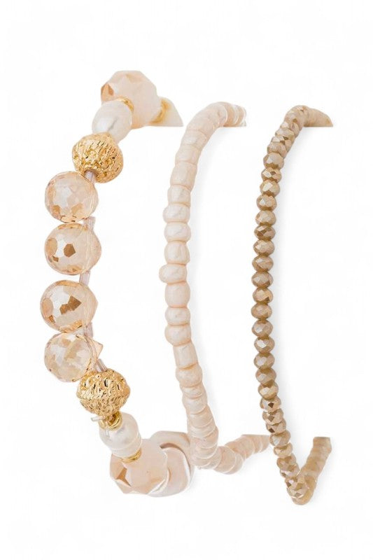 Layered Mix Beads Necklace Set – Trendy Stylish Statement Jewelry