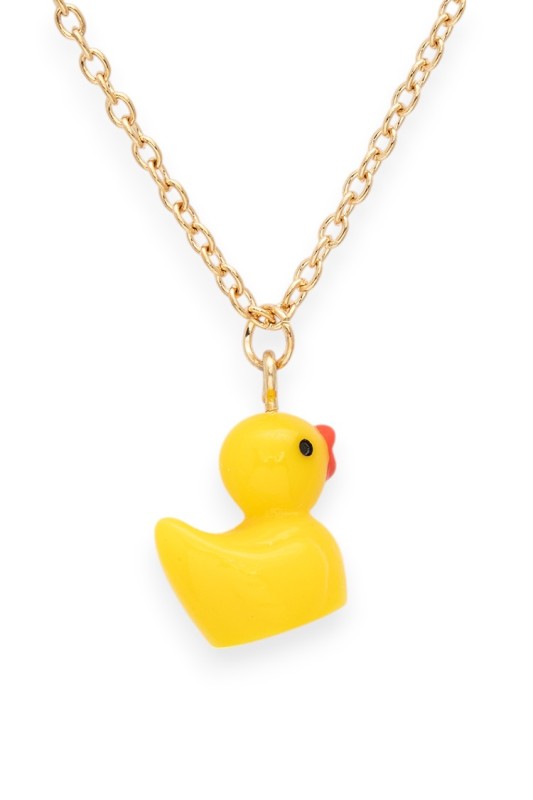 Pendant Necklace Set Iconic Duckling Stylish Fashion Jewelry