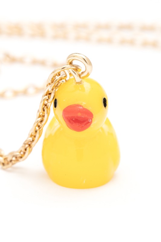 Pendant Necklace Set Iconic Duckling Stylish Fashion Jewelry