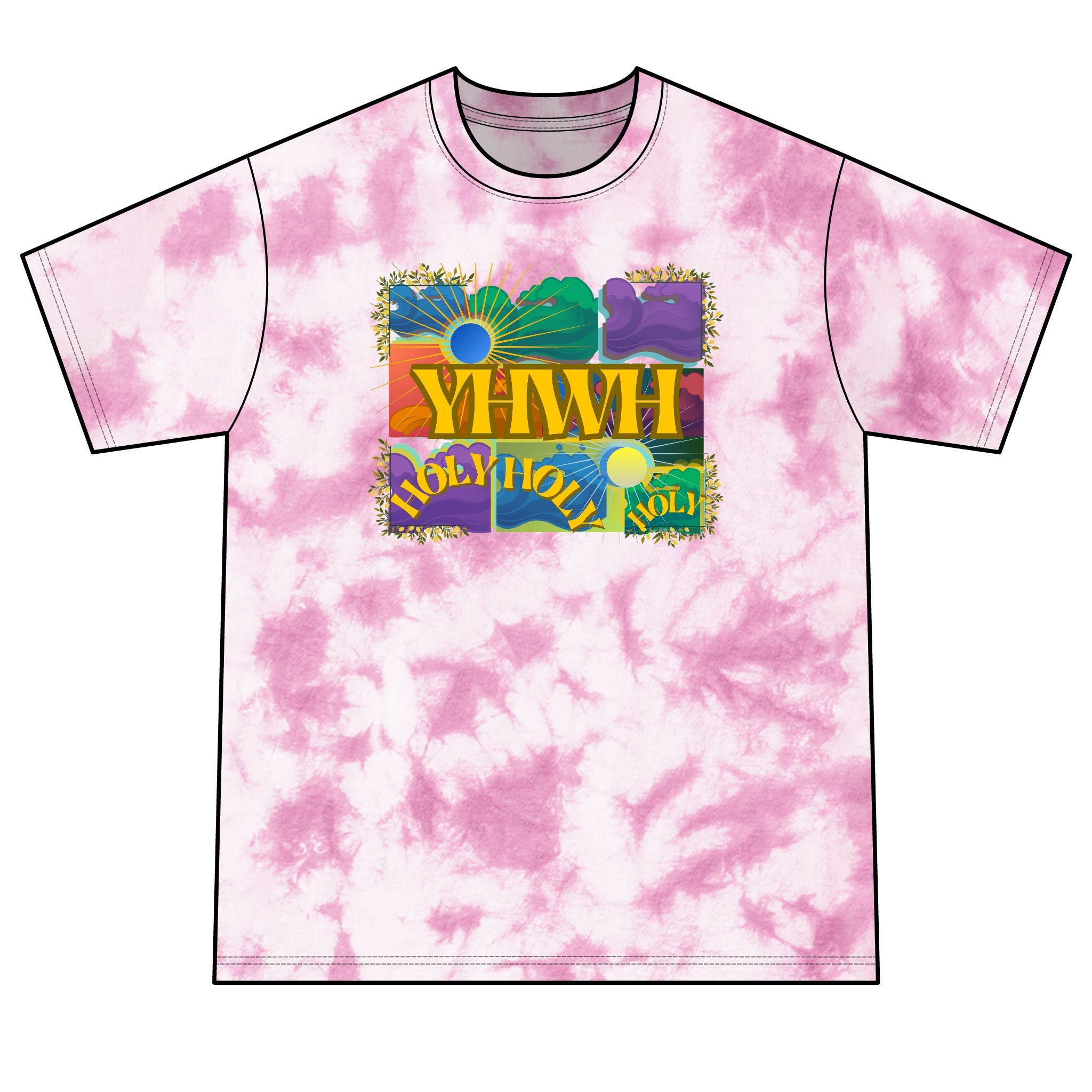 Unisex Crystal Tie-Dye Tee