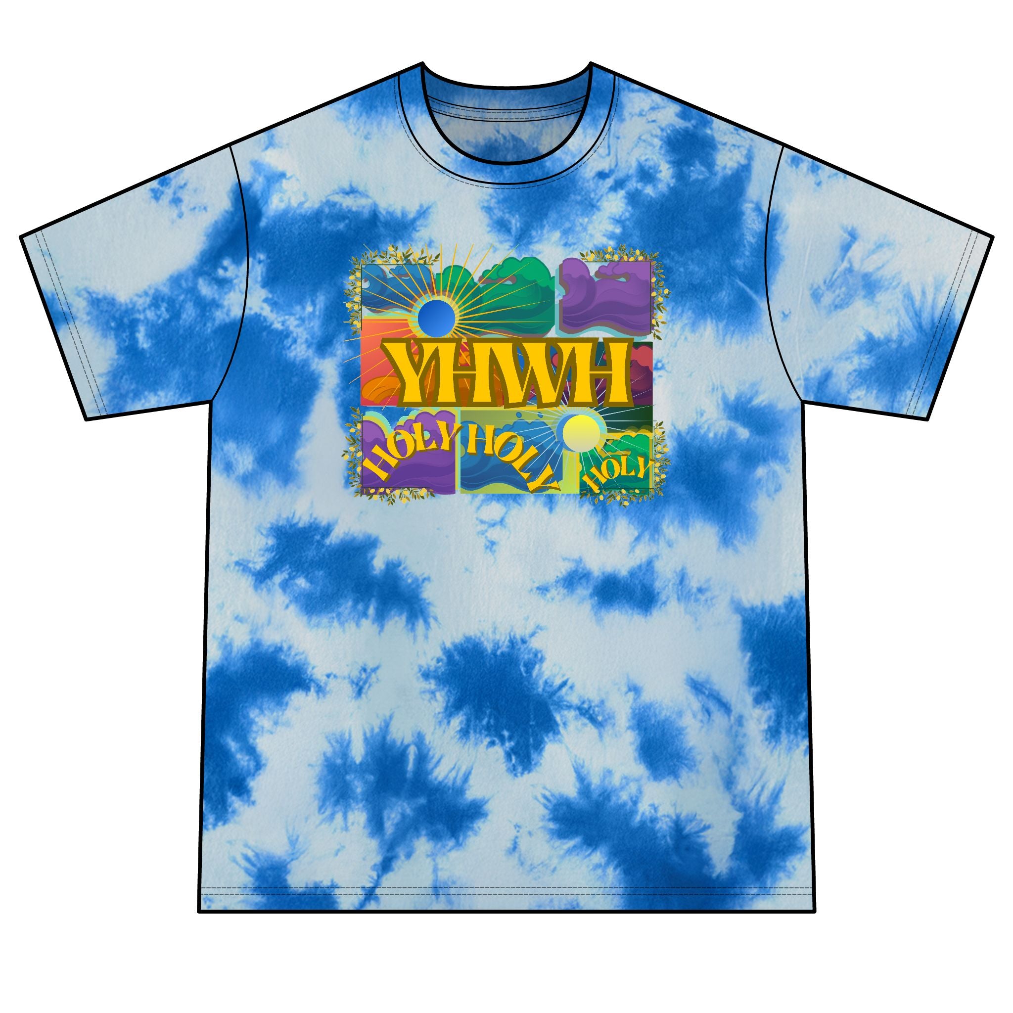 Unisex Crystal Tie-Dye Tee