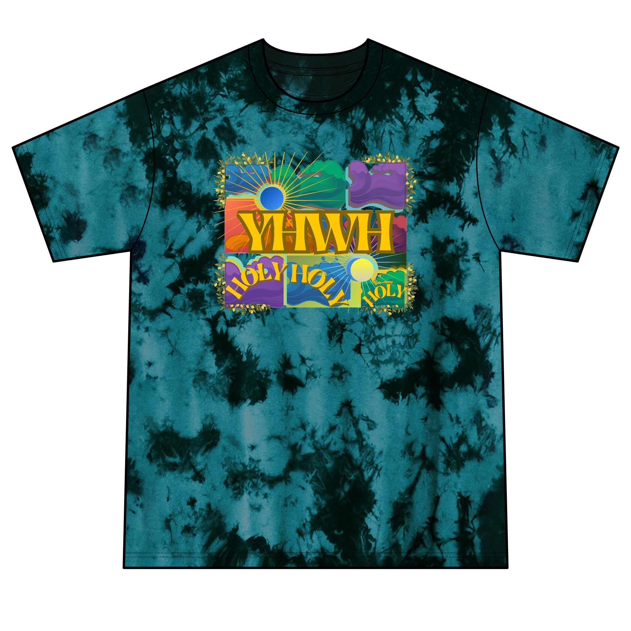 Unisex Crystal Tie-Dye Tee